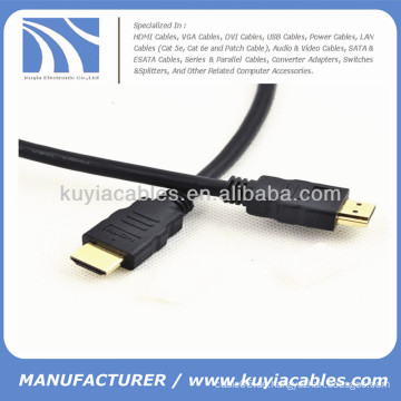Schwarzes HDMI Kabel Volle 1080p 1.3V PVC Jacke